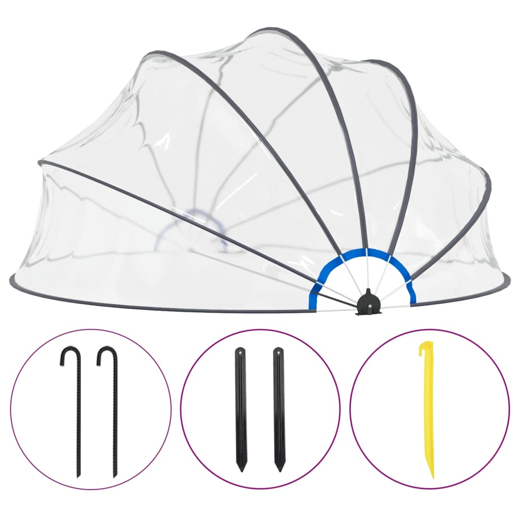 medencekupola 440 x 220 cm (92299)