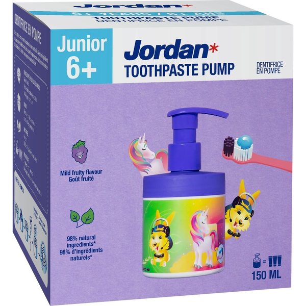Orkla JORDAN Junior 6+ Pasta do zębów 150 ml