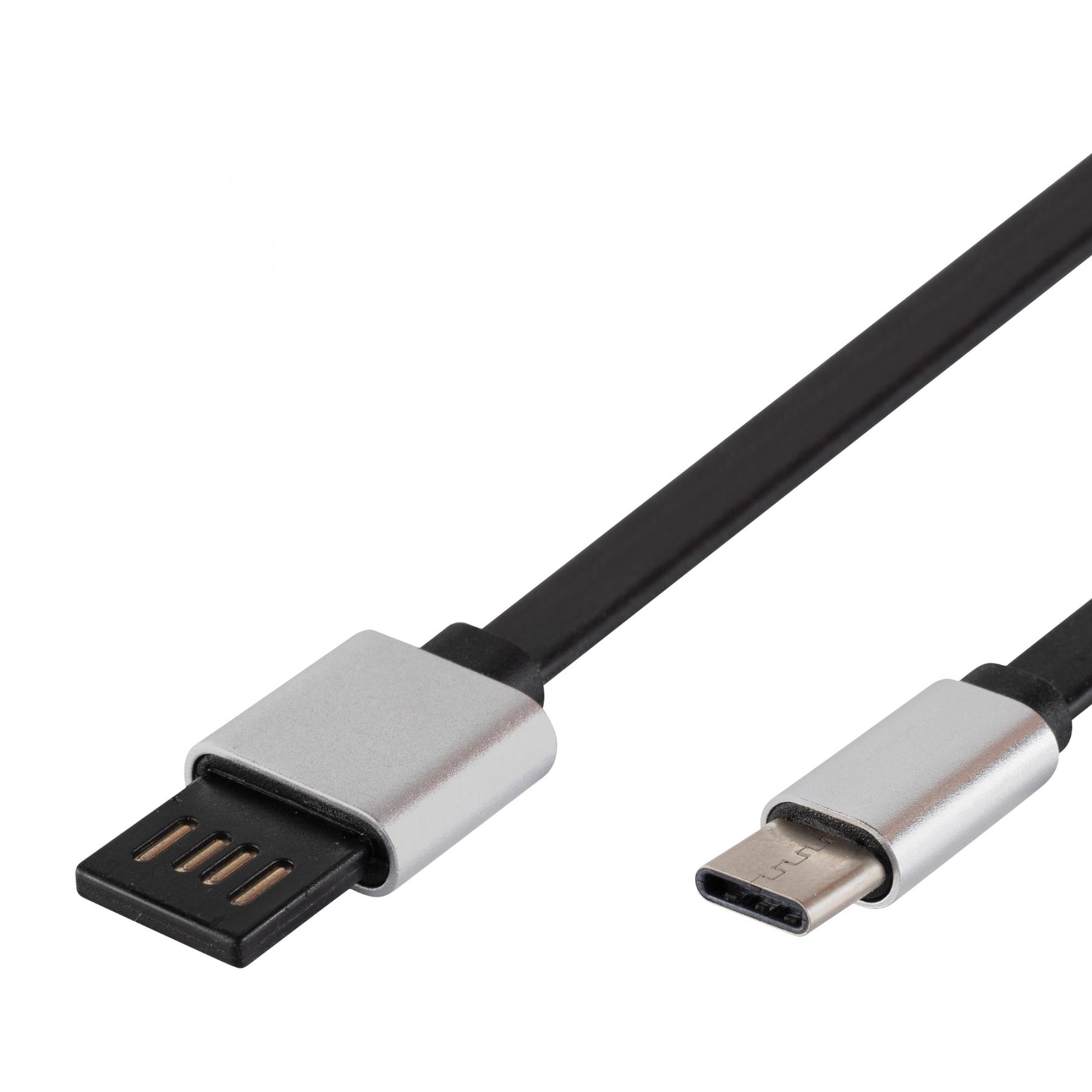 Nabíjací kábel Home USB-C2, USB-A/USB-C, obojstranný USB-A, 2 m, 2,1 A,