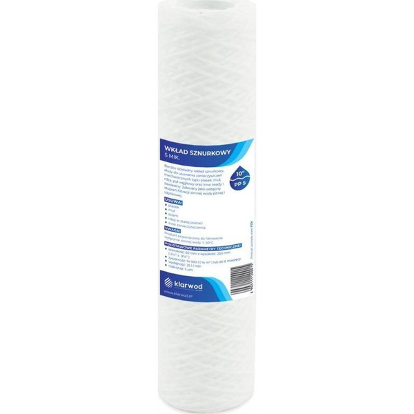 Wkład sznurkowo-polipropylenowy 10 5 mikron