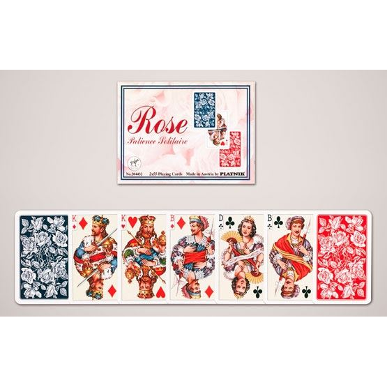 Piatnik Passziánsz kártya Rózsák minta 2x55 lap (204432) (204432)