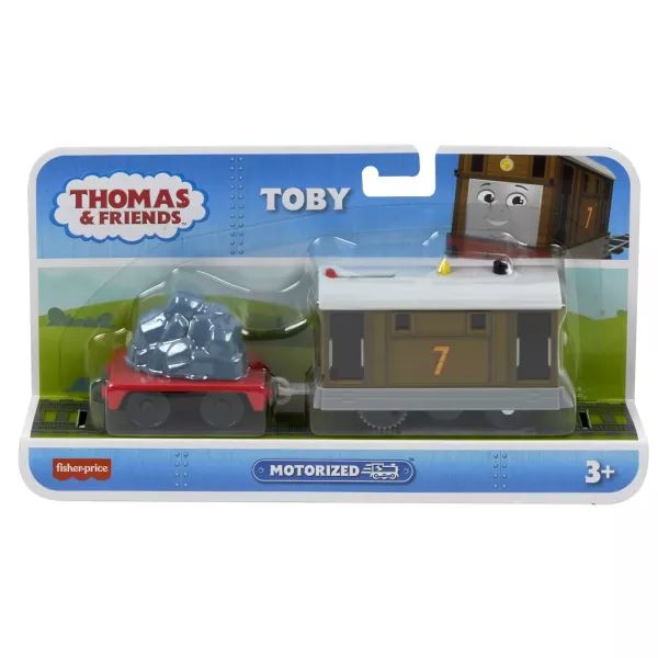 Mattel Thomas és barátai: motorizált mozdony Toby