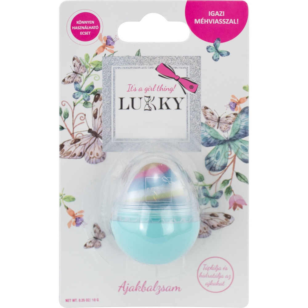 Lukky Vanília illatú ajakbalzsam:Türkiz (T11938)