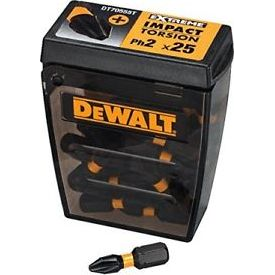 DeWalt DT70555T-QZ Extreme Impact Torziós bit Ph2 Bit készlet 25 darabos (DT70555T-QZ)
