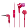 Аудио слушалки Panasonic RP-TCM115E-P, In-Ear, Микрофон, Розови/Pink