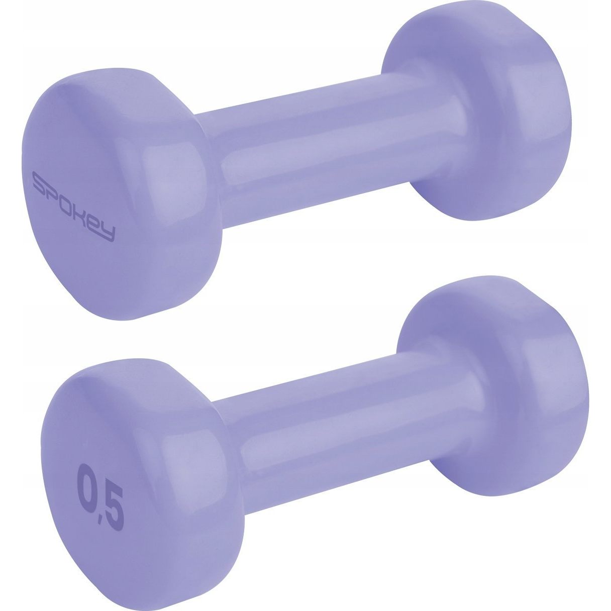 Spokey Shape, 2 × 0,5 kg (Zestaw hantli winylowych Spokey SHAPE 2x 0,5 kg)