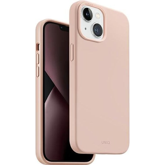 Uniq Lino Apple iPhone 14 Szilikon Tok - Rózsaszín (UNIQ701)