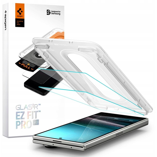 Tvrzené sklo Spigen pro Galaxy Z Fold7 ochranná fólie + aplikátor, 2 ks
