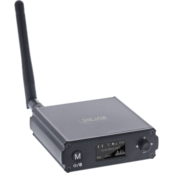 InLine 99209M hovedtelefon forstærker Sort