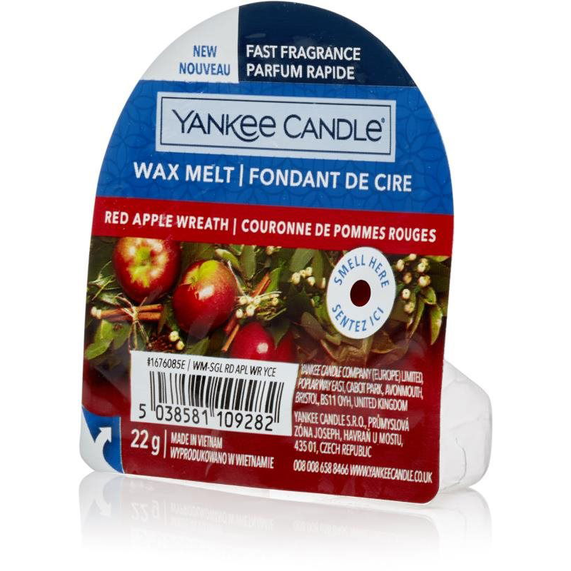 Yankee Candle Red Apple Wreath 22 g (5038581109282)