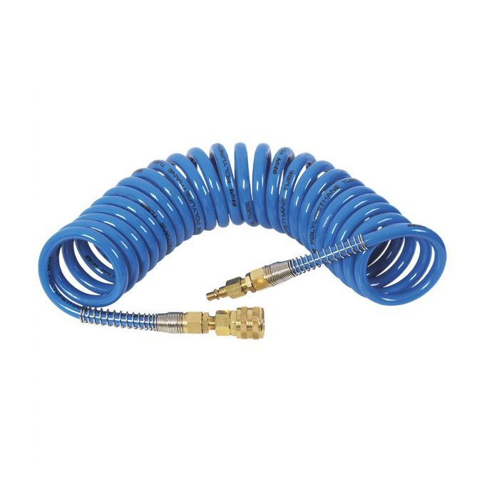 Neo Tools 12-070 Pneumatikus spiráltömlő 6,5 x10mm x5m PU (12-070)