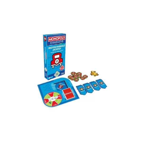 Hasbro Monopoly Ingyen parkoló jackpot társasjáték kiegészítő