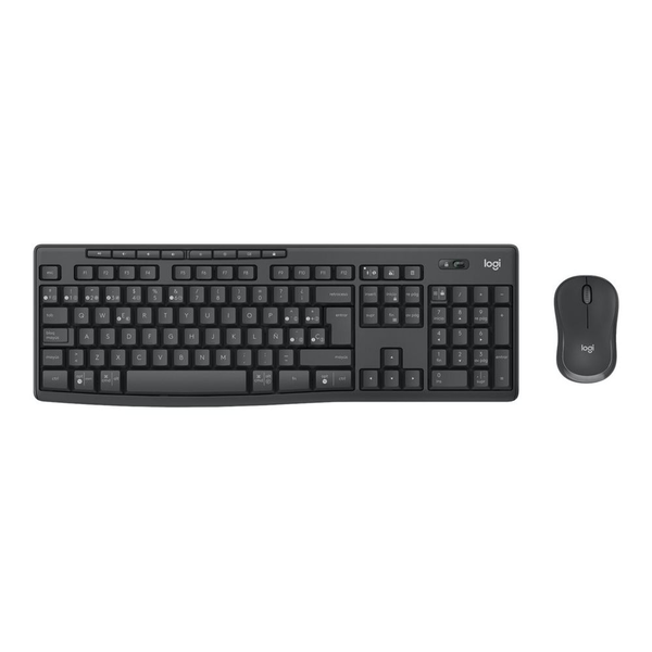 Logitech MK370 Combo for Business tastatur Mus inkluderet Kontor RF trådløs + Bluetooth QWERTY US International Grafit