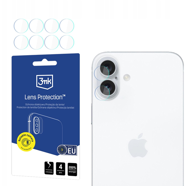 Hybridné sklo 3MK pre Apple iPhone 17 4 ks