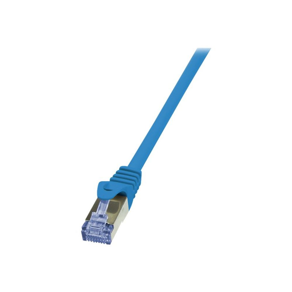 RJ45 0.50m Blauw Cat6A S/FTP LogiLink