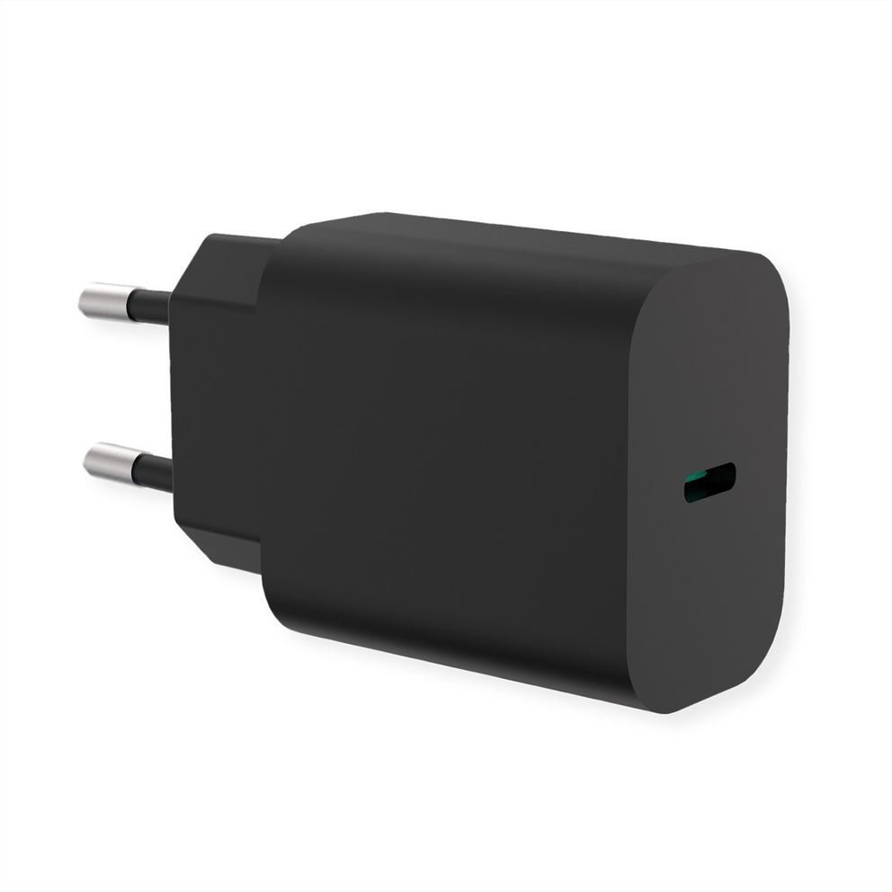 Value USB-C Hálózati töltő - Fekete (25W) (19.99.1094-10)
