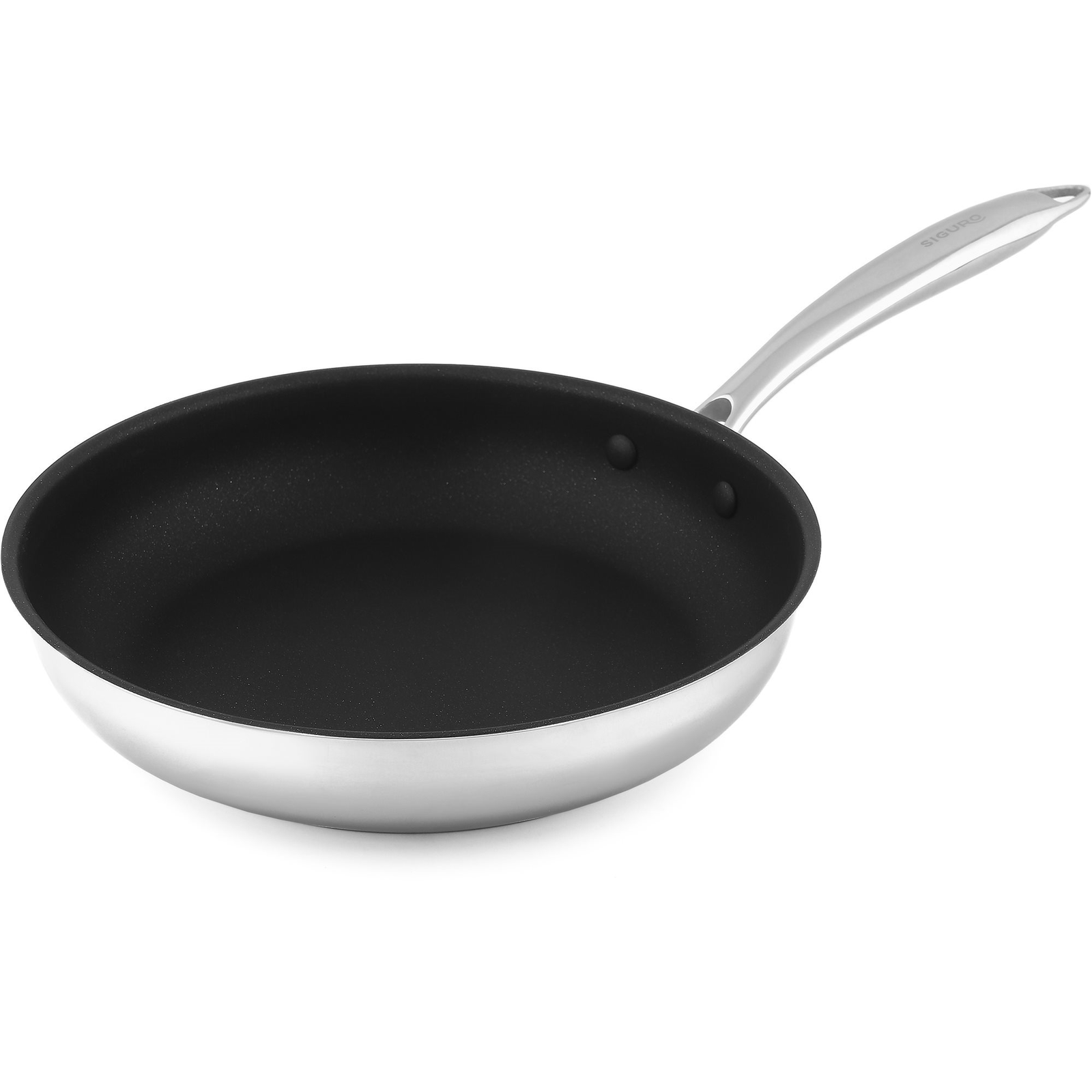 Siguro Pure Delight Rozsdamentes acél serpenyő ILAG® Profession tapadásmentes bevonattal, 24 cm (SGR-CS-P824SU)