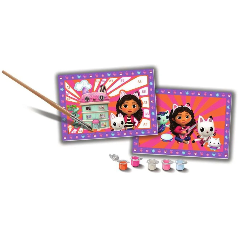 Ravensburger Paint by Numbers DreamWorks Gabby babaháza számfestő készlet (23754)