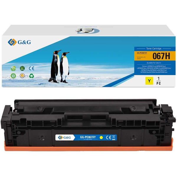Sagem NT-PC067XY-B-V5-S1 Canon 067 kompatibilis toner sárga