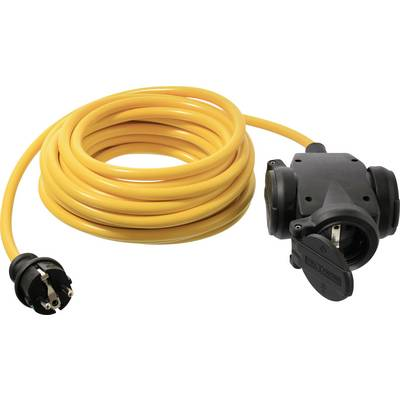 as - Schwabe 61452 Áram Hosszabbítókábel 16 A Sárga 5.00 m (61452)
