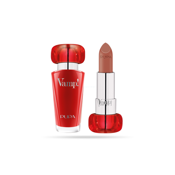  Pupa Pupa, Vamp!, Paraben-Free, Volume, Cream Lipstick, 106, Cappucino, 3.5 g For Women