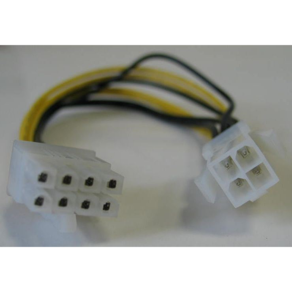 Voeding intern 4-pin --> 8-pin 0.24m Goobay