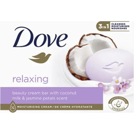 DOVE krémszappan 90 g Relaxing kókusztejjel és jázminszirommal (8720182258137) (668137)