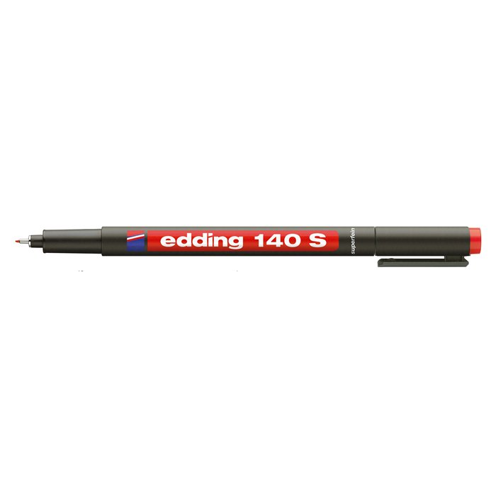 Edding 140 S 0,3mm Alkoholos marker - Piros (7070047002)