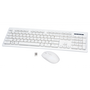 Kit tastatura cu mouse Rebeltec RBLKLA00032, wireless, Bluetooth, Alb, EN