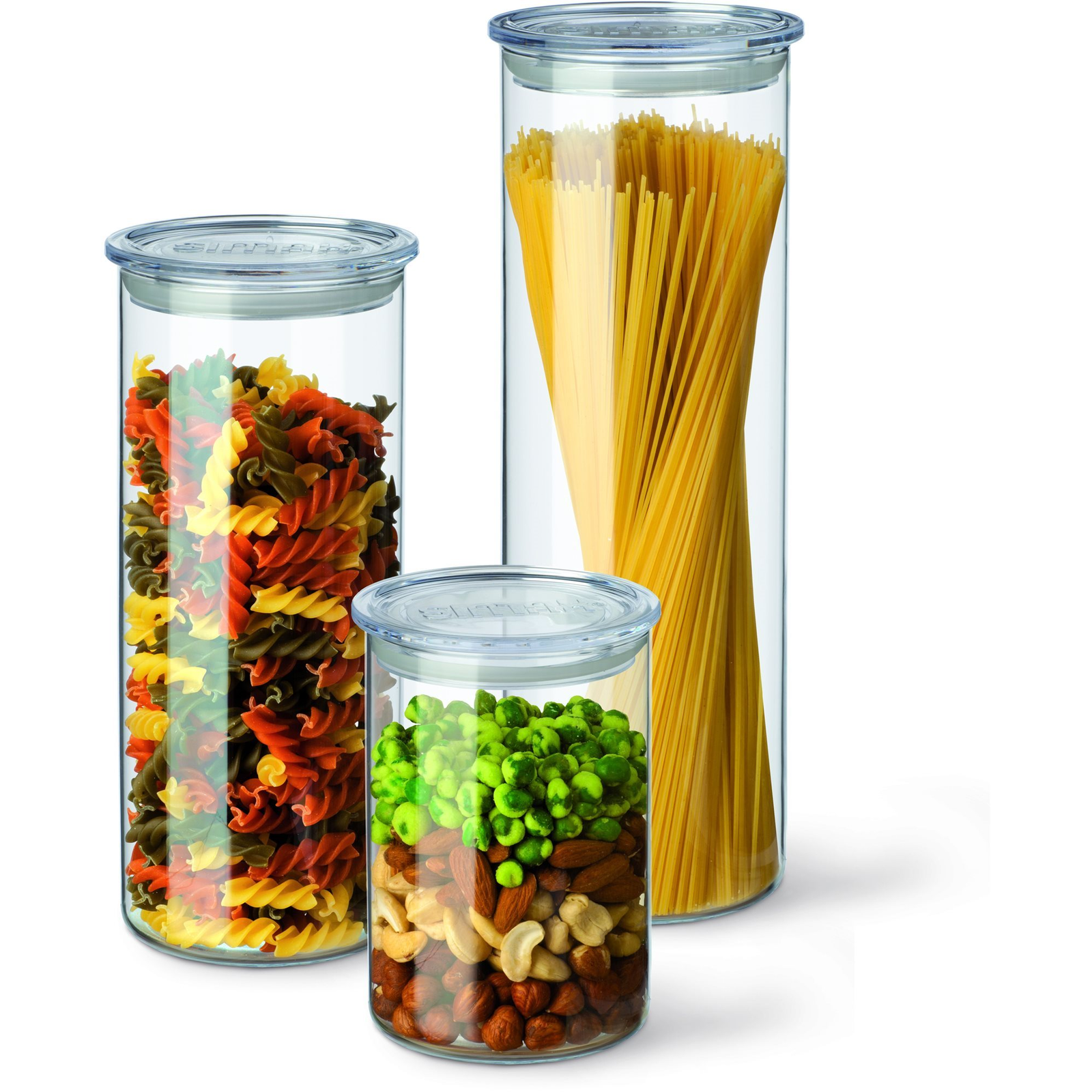 SIMAX Üvegedény készlet 3db 0.5l, 0.8l, 1.4l (185)