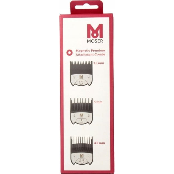 Set De Peines/cepillos Wahl Moser 1801-7010 (1.5/3/4.5 Mm)