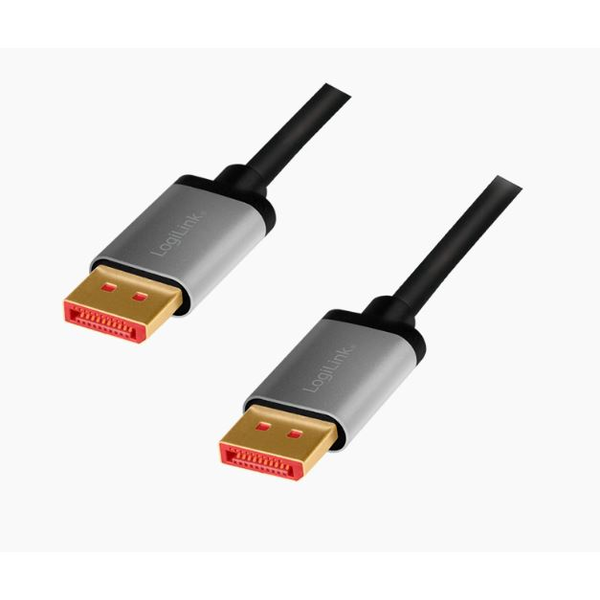 DisplayPort 1.4 3.00m 8K/60Hz LogiLink Aluminium