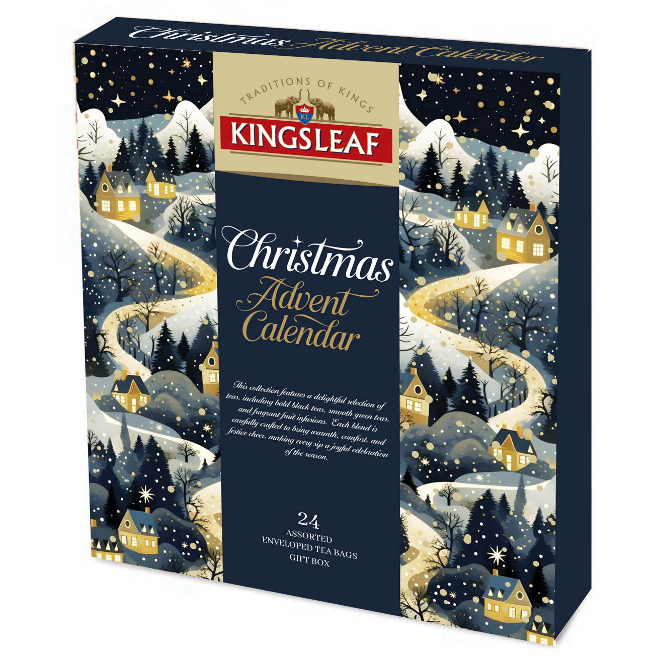 Kingsleaf Xmas Advent Calendar 14 × 1,8 g, 8 × 2 g, 2 × 1,5 g (4792252952140)