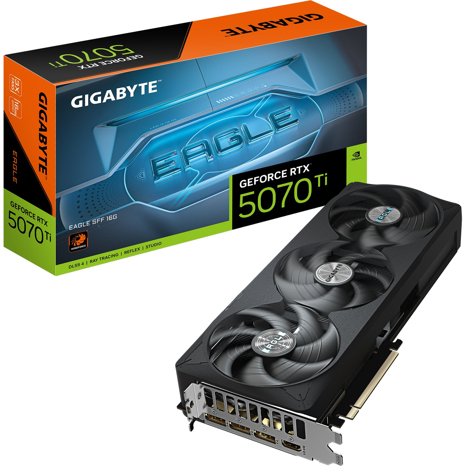 GIGABYTE GeForce RTX 5070 Ti EAGLE SFF 16G NVIDIA 16 GB GDDR7 (GV-N507TEAGLE-16GD)