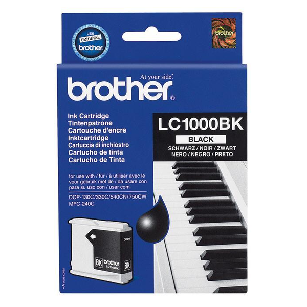 Brother LC-1000BK inktcartridge 1 stuk(s) Origineel