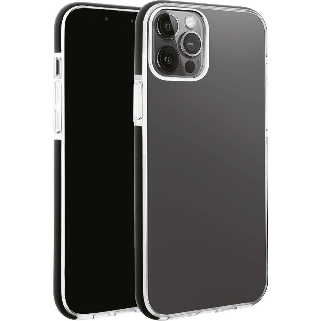 Vivanco Rock Solid Apple iPhone 13 Pro Max Hátlap Átlátszó Fekete (RSCVVIPH2021PMT) (RSCVVIPH2021PMT)