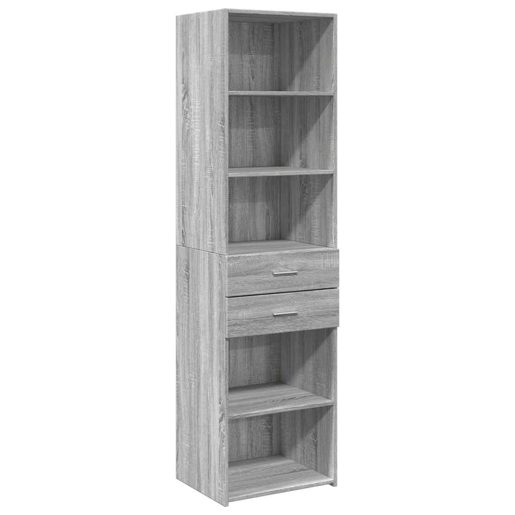 szürke sonoma szerelt fa magasszekrény 50x42,5x185 cm (3281460)