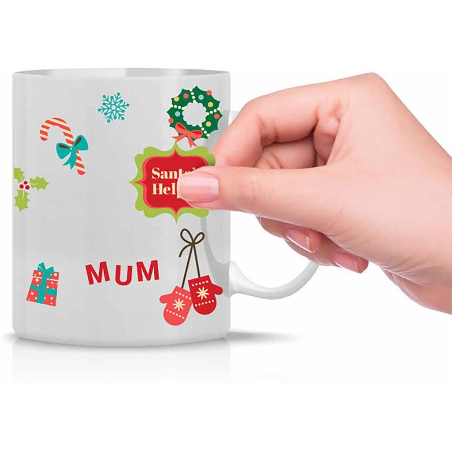 Thumbsup! Tasse "Make a Christmas Mug" Stick 350ml weiß (1001775)