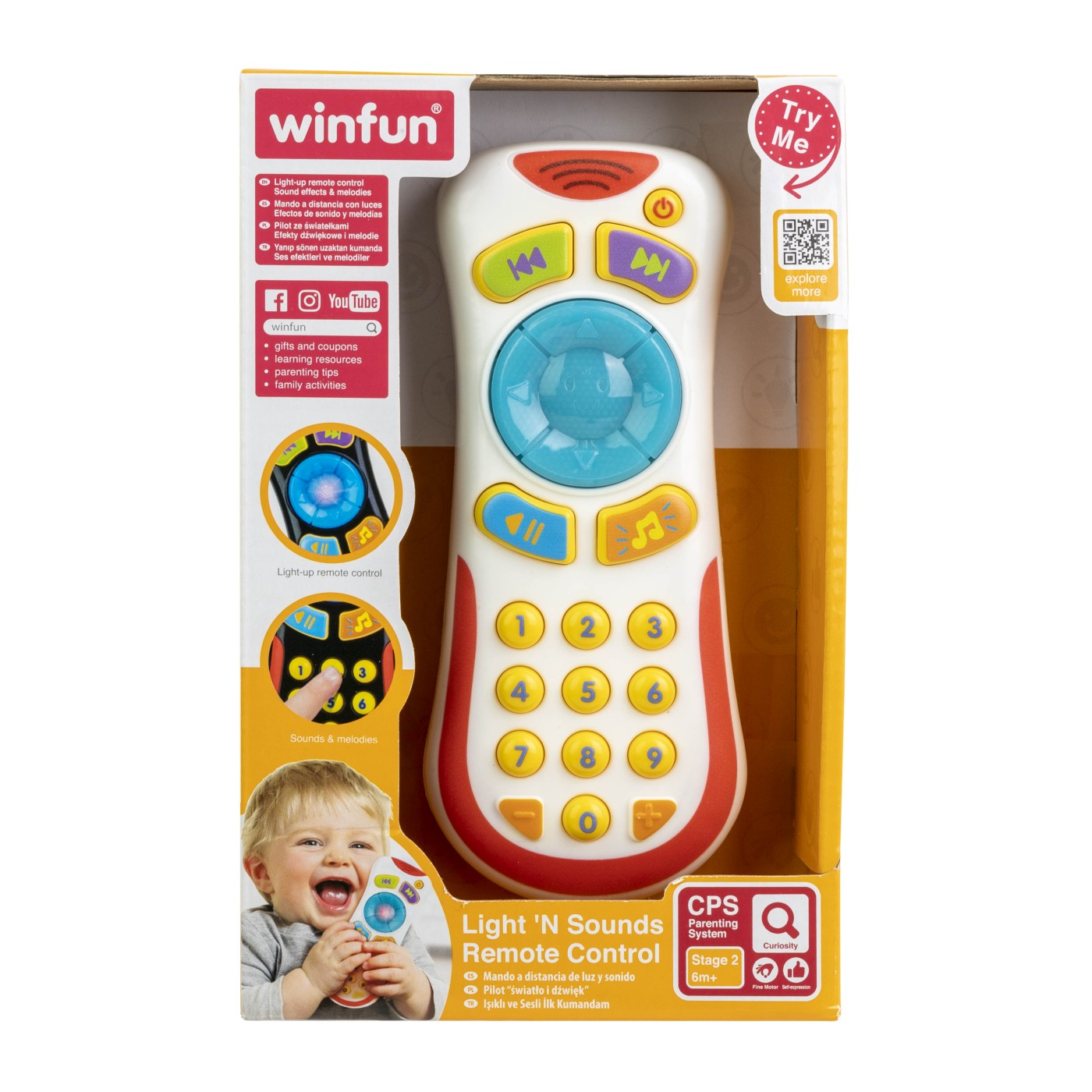 Távirányító Alakú Rágóka, Zenél, Világít (Win000723)