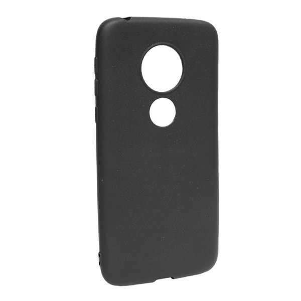 Szilikon telefonvédő (matt) FEKETE [Motorola Moto G7 Play (XT1952)] (5996457951918)