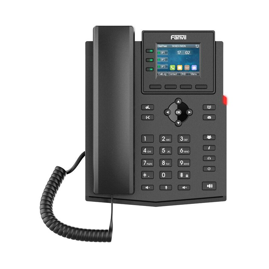 Fanvil IP Telefon X303W schwarz (X303W) (X303W)
