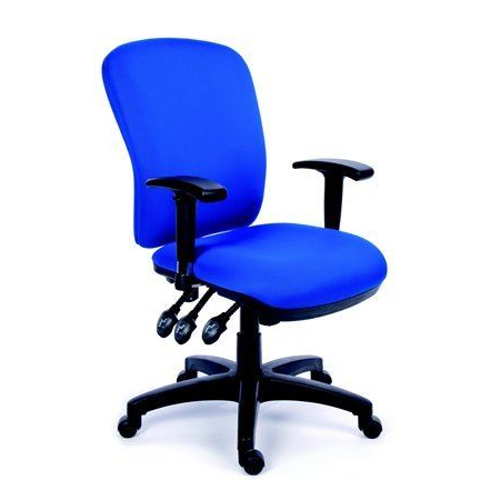 MAYAH "Comfort" irodai szék kék gyöngyszövet borítással (11191-02A BLUE / BBSZVV14) (BBSZVV14)