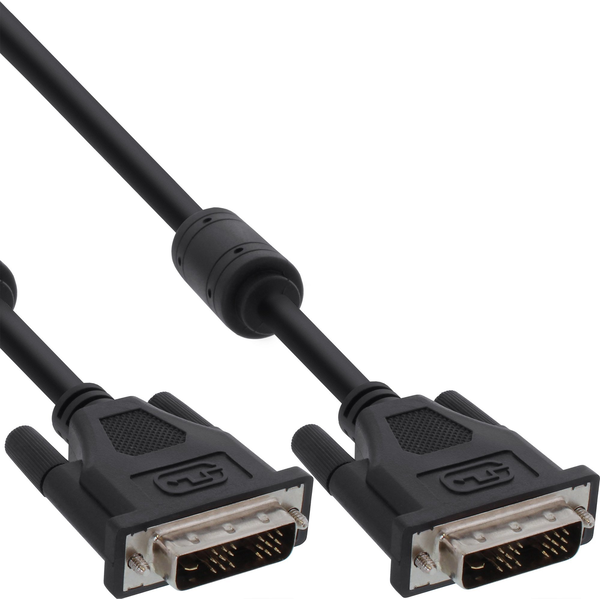 InLine 17764 cavo DVI Nero
