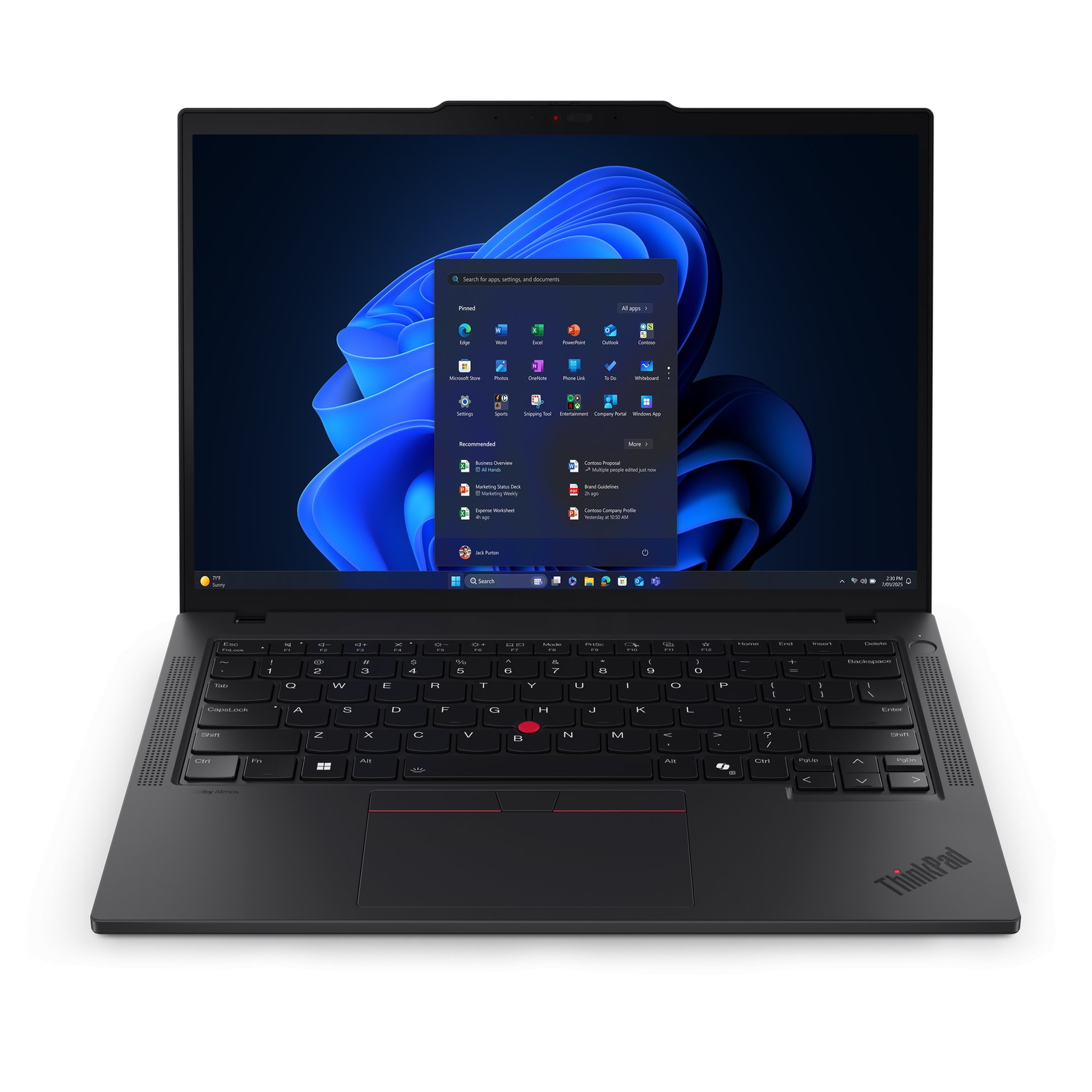 Lenovo ThinkPad T14 Gen 6 (Intel) Copilot+ PC Intel Core Ultra 5 228V Laptop 35,6 cm (14