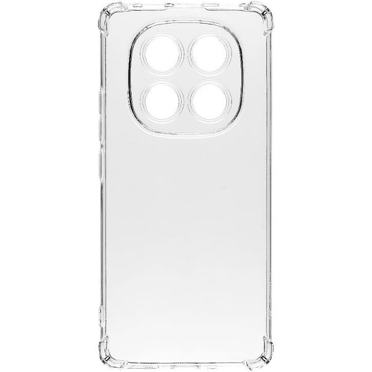 Xiaomi Redmi Note 14 Pro 5G (Global) / Poco X7, Szilikon tok, légpárnás sarok, Tactical TPU Plyo, átlátszó (TS12748)