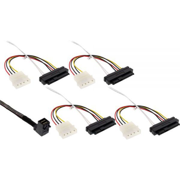 InLine 27633A cavo Serial Attached SCSI (SAS) Nero