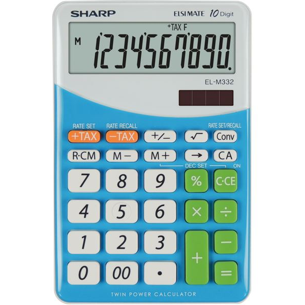 Sharp EL-M332 számológép kék