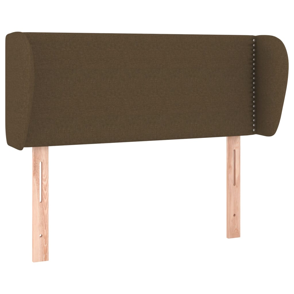 sötétbarna szövet fejtámla 103x23x78/88 cm (3116997)
