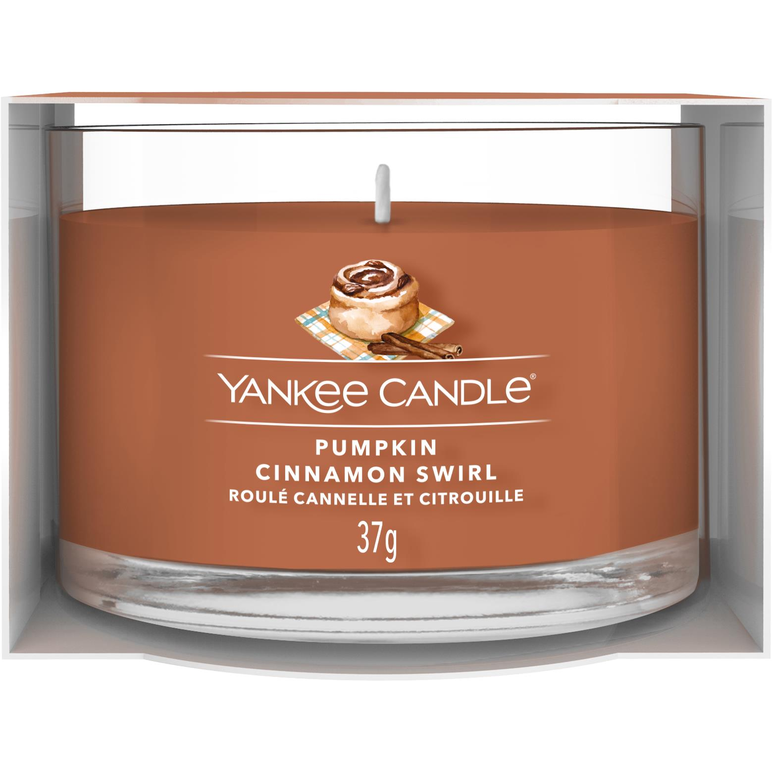 YANKEE CANDLE Pumpkin Cinnamon Swirl, 37g (5038581162485)