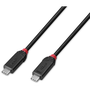 Lindy 37001 USB кабел USB4 Gen 3x2 1 м USB C Черен